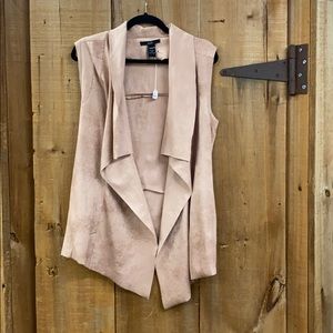 Rain Faux Suede vest.